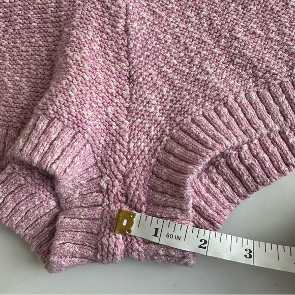 Free People Beach Declan Sweater Romper Crocus Pink Size Large Pockets Summer - Picture 6 of 11